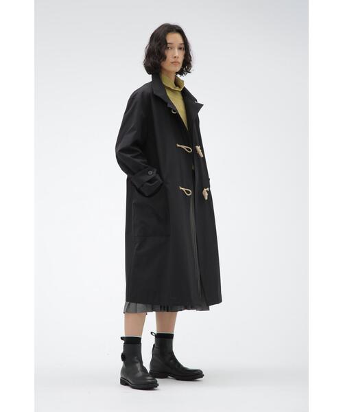 MARGARET HOWELL(マーガレットハウエル)の「DENSE COTTON POPLIN(ダッフルコート・レディース・ブラック/ベージュ・2/1)」の12枚目の写真