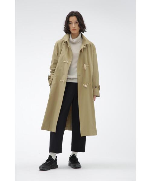 MARGARET HOWELL(マーガレットハウエル)の「DENSE COTTON POPLIN(ダッフルコート・レディース・ブラック/ベージュ・2/1)」の15枚目の写真