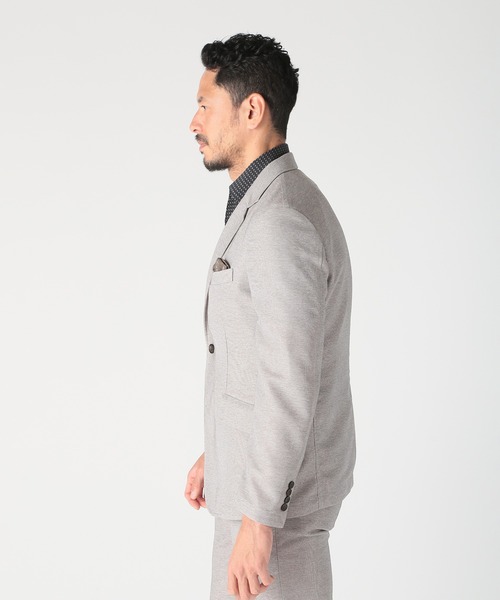 MEN'S BIGI（メンズビギ）の「【ACTIVE TAILOR/アクティブテイラー】カラミメッシュストレッチジャケット（テーラードジャケット・メンズ・ブラック/ネイビー/ベージュ/ブルー・01/02/04/03）」の6枚目の写真