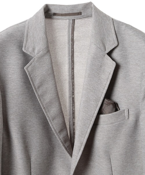 MEN'S BIGI（メンズビギ）の「【ACTIVE TAILOR/アクティブテイラー】カラミメッシュストレッチジャケット（テーラードジャケット・メンズ・ブラック/ネイビー/ベージュ/ブルー・01/02/04/03）」の14枚目の写真