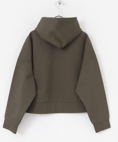 F by ROSSO(エフバイロッソ)の「F by ROSSO 『UR TECH』裏起毛ポンチプルパーカー(パーカー・レディース・モカ/ブラック・FREE)」の13枚目の写真