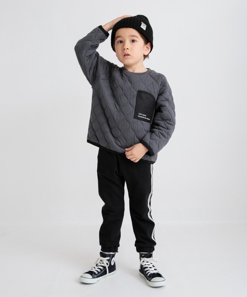 BRANSHES(ブランシェス)の「【あったか】裏起毛サイドラインパンツ(その他パンツ・キッズ・ブラック/ブルー/グレー・100/90/80/110/120/160/140/150/130)」の20枚目の写真