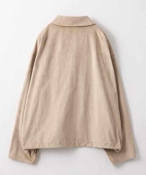CITEN（シテン）の「＜CITEN＞スエードライクバルーンシャツジャケット（ブルゾン・メンズ・ブラック/ベージュ・M/L）」の14枚目の写真