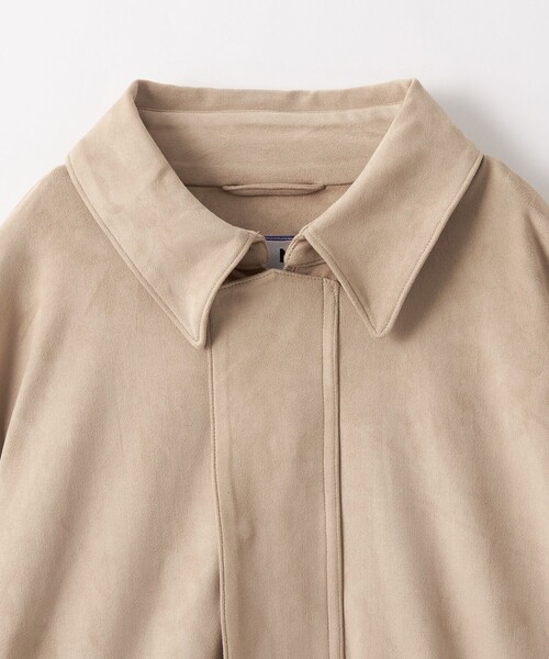 CITEN（シテン）の「＜CITEN＞スエードライクバルーンシャツジャケット（ブルゾン・メンズ・ブラック/ベージュ・M/L）」の15枚目の写真