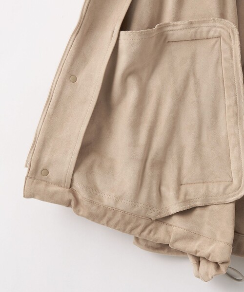 CITEN（シテン）の「＜CITEN＞スエードライクバルーンシャツジャケット（ブルゾン・メンズ・ブラック/ベージュ・M/L）」の21枚目の写真