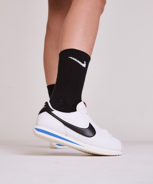 新品タグ箱付　NIKEナイキ コルテッツ レザー レディース ホワイト×ホワイト ナイキ コルテッツ 白 レザー スニーカー レディース 25cm 未