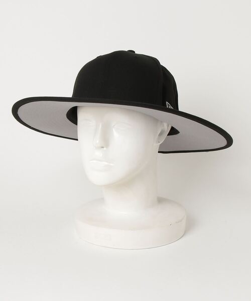 NEW ERA Y's FW24 7 5/8 フィッテド ロングブリムハット フィッテド ロングブリムハット メッシュ Fitted Long Brim Hat