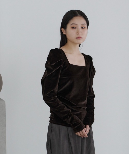 powersholl velor tops/パワショルベロアトップス（Tシャツ