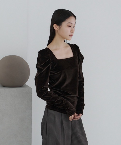 powersholl velor tops/パワショルベロアトップス（Tシャツ