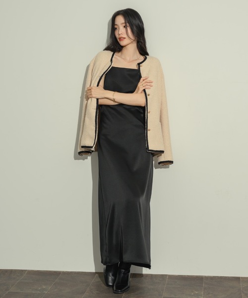 値下げ 23区　バックサテンシャンタン　ワンピース＋ジャケット 4サイズ展開】ジャケットライクワンピースRANDA公式サイト
