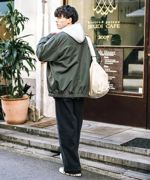 緊急入荷☆スペイン発MANGO☆コットン混ハイネックブルゾン☆S〜 2023-A-GMM03160_sub12.jpg?v=
