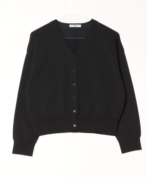 COMME CA（コムサ）の「コットンストレッチ カーディガン（カーディガン/ボレロ・レディース・グレー/ブラック・9号/11号）」の2枚目の写真