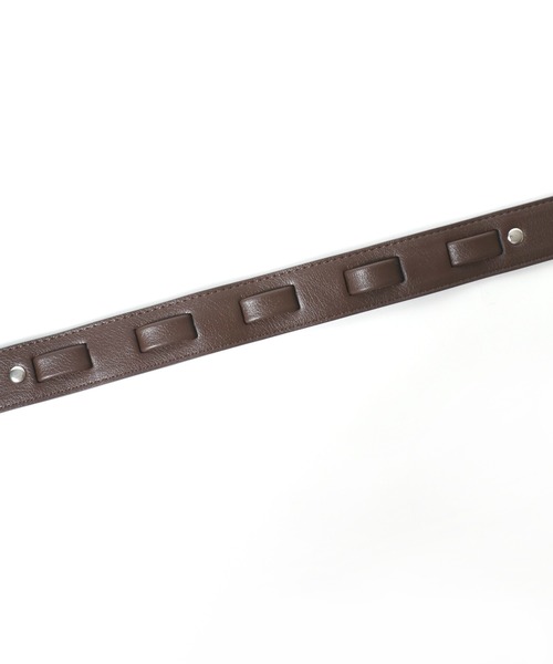 MARUKAWA（マルカワ）の「シルバー フックバックル ベルト 30mm（ベルト・レディース・ブラック/ホワイト/ダークブラウン・FREE）」の7枚目の写真