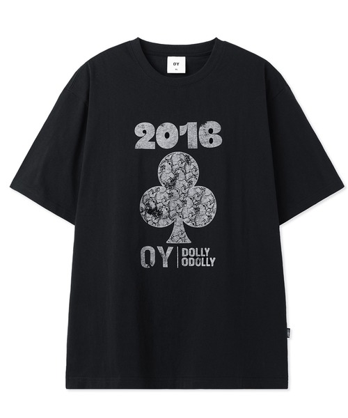 OY(オーワイ)の「『OY/オーワイ』 CLOVER ODOLLY TEE/クローバーオードリー半袖Tシャツ(Tシャツ/カットソー・レディース・ブラック/ホワイト・XL/M)」の13枚目の写真
