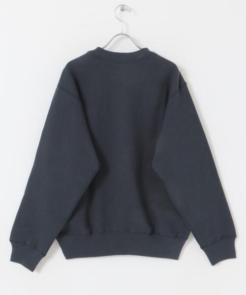 FORK&SPOON（フォークアンドスプーン）の「FORK&SPOON　スーピマコットン混反毛クルーネックスウェット（スウェット・メンズ・スミクロ/ライトブルー・4/5）」の10枚目の写真