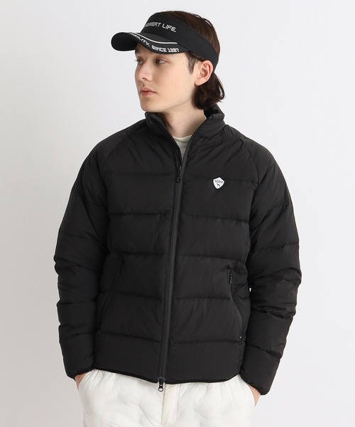 adabat ダウンジャケット ブラック セール】◇ラグランスリーブ ダウンブルゾン（ダウンジャケット/コート