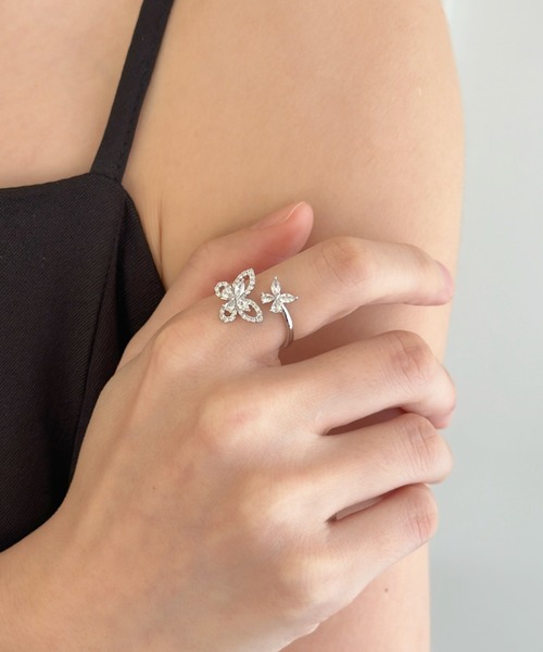 セール】キュービック バタフライ リング（リング）｜sowang（ソワン