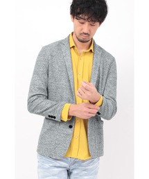 未使用品タグ付き　HIGH STREET ハイストリート　ジャケット　XL HIGH STREET∴BONOTTOソフトツィードジャケット / HIGH STREET