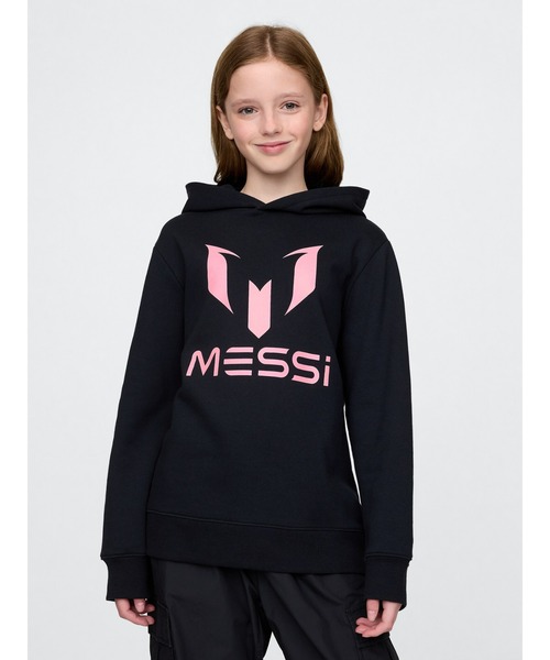 GAP(ギャップ)の「メッシ グラフィックパーカー (キッズ)(パーカー・キッズ・ブラック・130cm/120cm/160cm/150cm/140cm/110cm)」の1枚目の写真