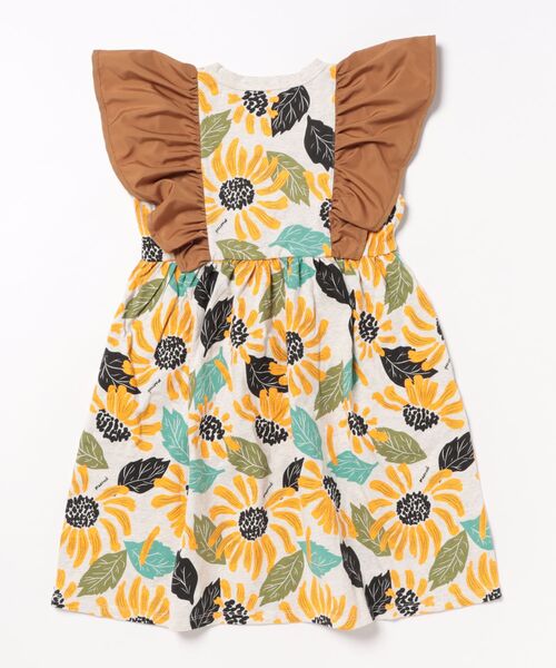 【L】マルベル 「Chic Sunflower」ひまわりワンピース アルアバイル ルルウィルビー SUNFLOWER刺繍ワンピース ひまわり