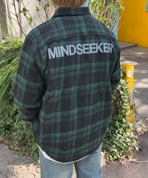 mindseeker（マインドシーカー）の「Back Logo Check Shirt（シャツ/ブラウス・メンズ・ネイビー/レッド/グリーン・FREE）」の21枚目の写真