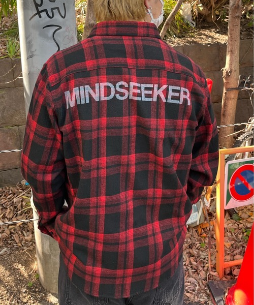 mindseeker（マインドシーカー）の「Back Logo Check Shirt（シャツ/ブラウス・メンズ・ネイビー/レッド/グリーン・FREE）」の11枚目の写真
