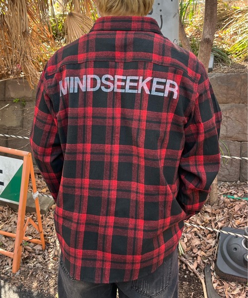 mindseeker（マインドシーカー）の「Back Logo Check Shirt（シャツ/ブラウス・メンズ・ネイビー/レッド/グリーン・FREE）」の10枚目の写真