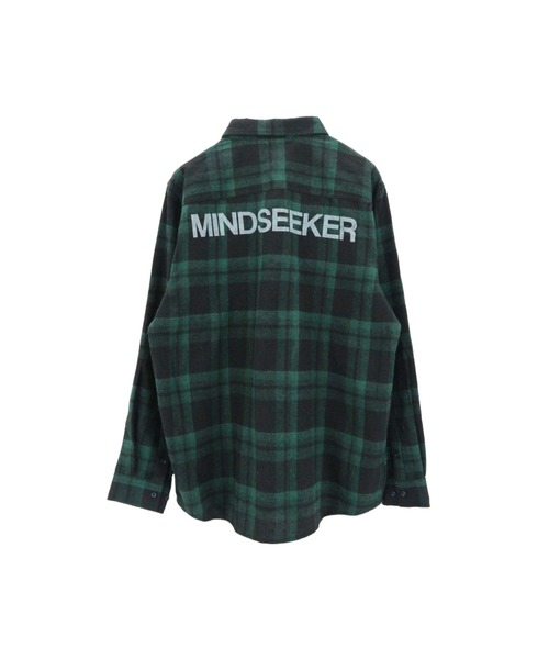 mindseeker（マインドシーカー）の「Back Logo Check Shirt（シャツ/ブラウス・メンズ・ネイビー/レッド/グリーン・FREE）」の14枚目の写真