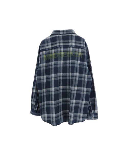 mindseeker（マインドシーカー）の「Back Logo Check Shirt（シャツ/ブラウス・メンズ・ネイビー/レッド/グリーン・FREE）」の16枚目の写真