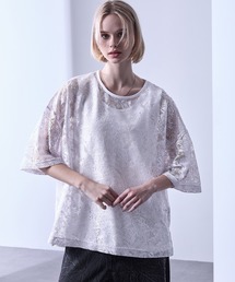 Loose/ルース（ルース）の「シアーペイズリープルオーバーTシャツ（Tシャツ/カットソー）」