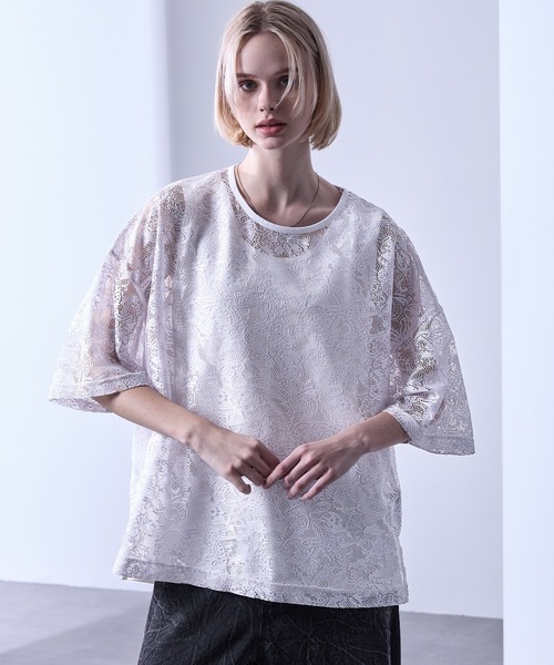 tシャツ Sheer high twist pullover(シアー強撚プルオーバー) レディース bjjtz122a.jpg