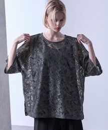 Loose/ルース（ルース）の「シアーペイズリープルオーバーTシャツ（Tシャツ/カットソー・メンズ）」