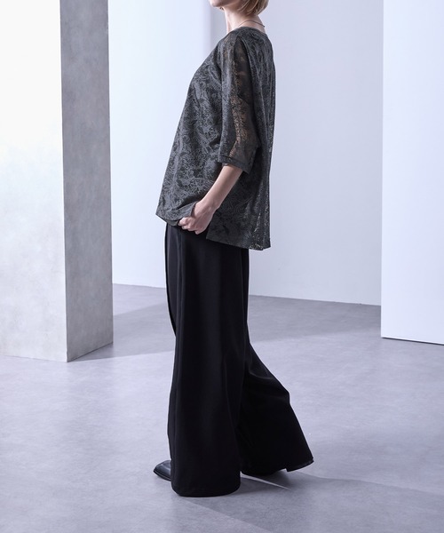 tシャツ Sheer high twist pullover(シアー強撚プルオーバー) レディース bjjtz122a.jpg