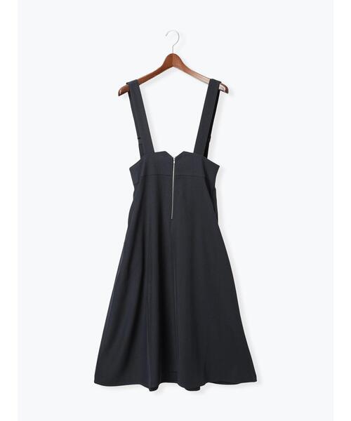 Te chichi TERRASSE(テチチテラス)の「フロントジップジャンパースカート(ワンピース・レディース・ブラック/チャコールグレー/グレー・F)」の11枚目の写真