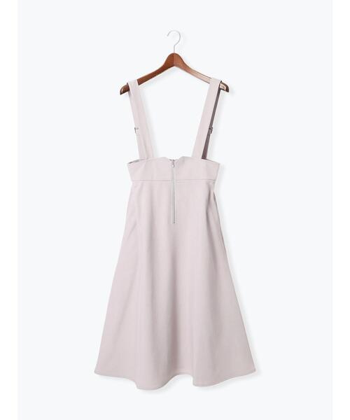 Te chichi TERRASSE(テチチテラス)の「フロントジップジャンパースカート(ワンピース・レディース・ブラック/チャコールグレー/グレー・F)」の12枚目の写真