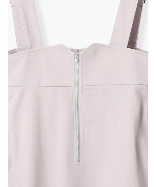 Te chichi TERRASSE(テチチテラス)の「フロントジップジャンパースカート(ワンピース・レディース・ブラック/チャコールグレー/グレー・F)」の14枚目の写真