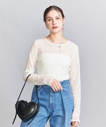 BEAUTY&YOUTH UNITED ARROWS | フラワーレース プルオーバー(Tシャツ/カットソー)