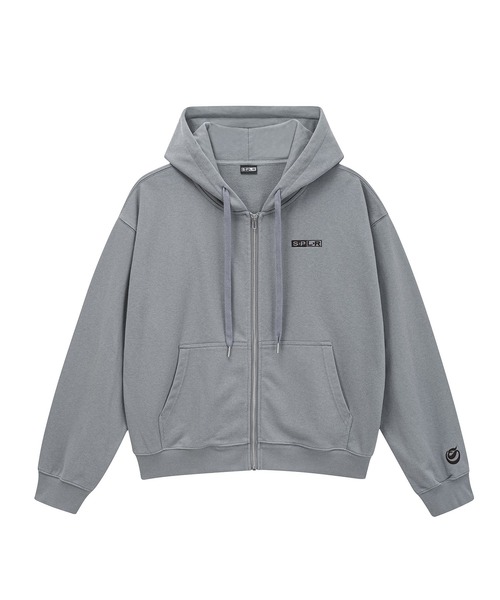 SPLR(エス・ピー・エル・アール)の「フーディー|Pigment Wash Zip Hoodie|SPLR(パーカー・メンズ・ブラック/グレー・S/M/L/XL)」の2枚目の写真