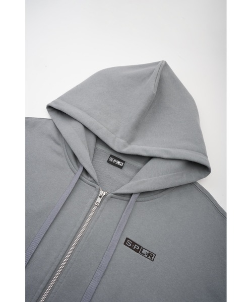 SPLR(エス・ピー・エル・アール)の「フーディー|Pigment Wash Zip Hoodie|SPLR(パーカー・メンズ・ブラック/グレー・S/M/L/XL)」の3枚目の写真