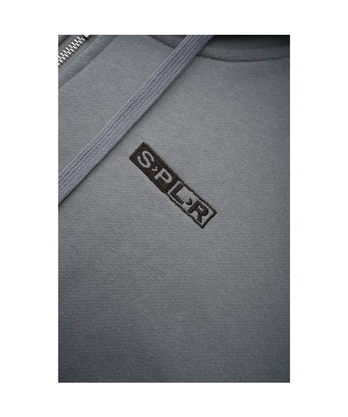 SPLR(エス・ピー・エル・アール)の「フーディー|Pigment Wash Zip Hoodie|SPLR(パーカー・メンズ・ブラック/グレー・S/M/L/XL)」の4枚目の写真