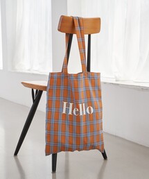 HELLO TOTE/ハローロゴトートバッグ