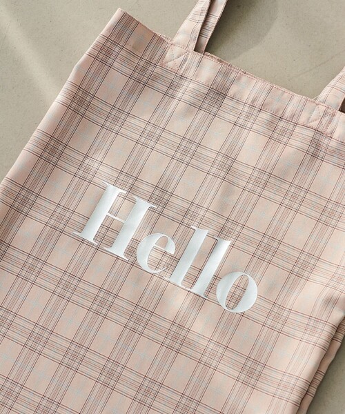 coen(コーエン)の「HELLO TOTE/ハローロゴトートバッグ(ショルダーバッグ・レディース・シルバー/ライトブルー/ベージュ/オレンジ/イエロー・FREE)」の10枚目の写真