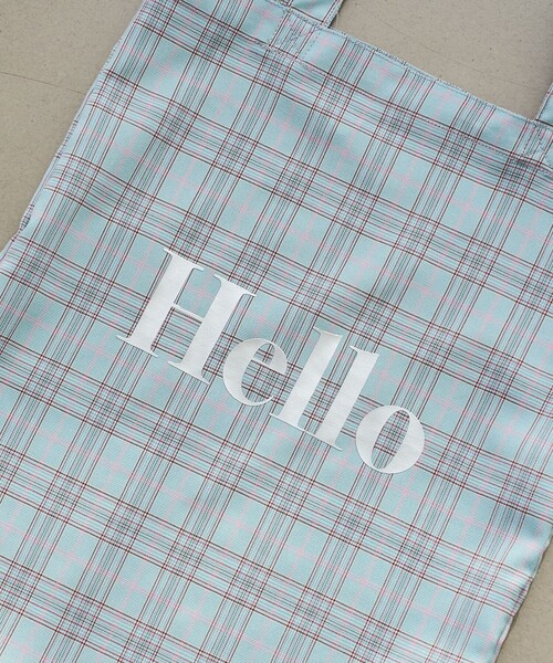 coen(コーエン)の「HELLO TOTE/ハローロゴトートバッグ(ショルダーバッグ・レディース・シルバー/ライトブルー/ベージュ/オレンジ/イエロー・FREE)」の18枚目の写真