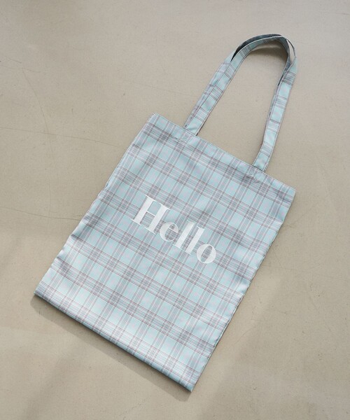 coen(コーエン)の「HELLO TOTE/ハローロゴトートバッグ(ショルダーバッグ・レディース・シルバー/ライトブルー/ベージュ/オレンジ/イエロー・FREE)」の19枚目の写真