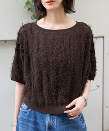 新品ルージュヴィフアンナ　 シアーフリンジニット　UNITEDARROWS Rouge vif Anna｜ルージュヴィフアンナのニット/セーター通販
