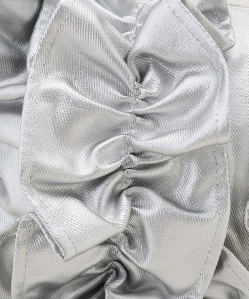 JOINT WORKS(ジョイントワークス)の「Casselini/キャセリーニ ボリュームフリルビッグショルダー(ショルダーバッグ・レディース・ブラック/カーキ/シルバー・FREE)」の14枚目の写真