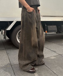 epnok(GvmbN)́yEPNKzSwitch slab wide denim pants / XCb`XuChfjpc(fjpc)