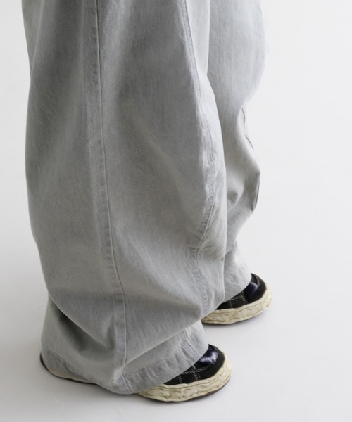 EPNK（イーピーエヌケー）の「【EPNK】Switch slab wide denim pants / スイッチスラブワイドデニムパンツ（デニムパンツ・メンズ・ブラック/グレー/ブルー/ブラック系その他・SMALL/LARGE/MEDIUM）」の21枚目の写真