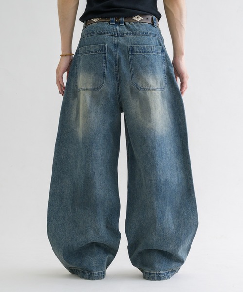CONP ワイドデニムパンツ ジーンズ 「EPNK」Switch slab wide denim pants / スイッチ