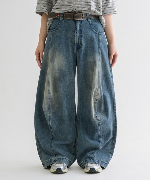 DressCam デニムパンツ ジーンズ デニム デニムパンツ 「XS〜Lサイズ展開」ストレッチ